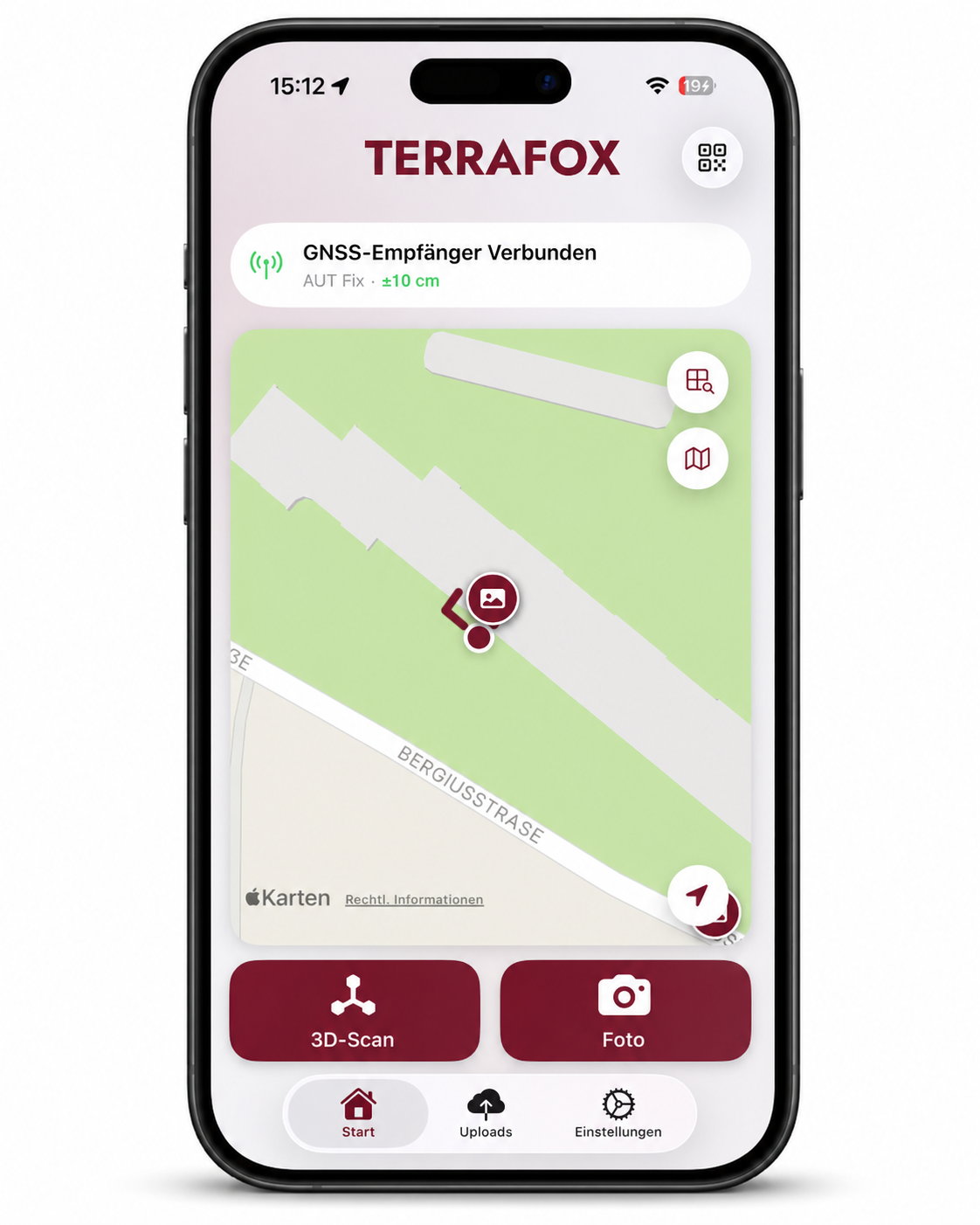 TERRAFOX App - Digitale Baudokumentation