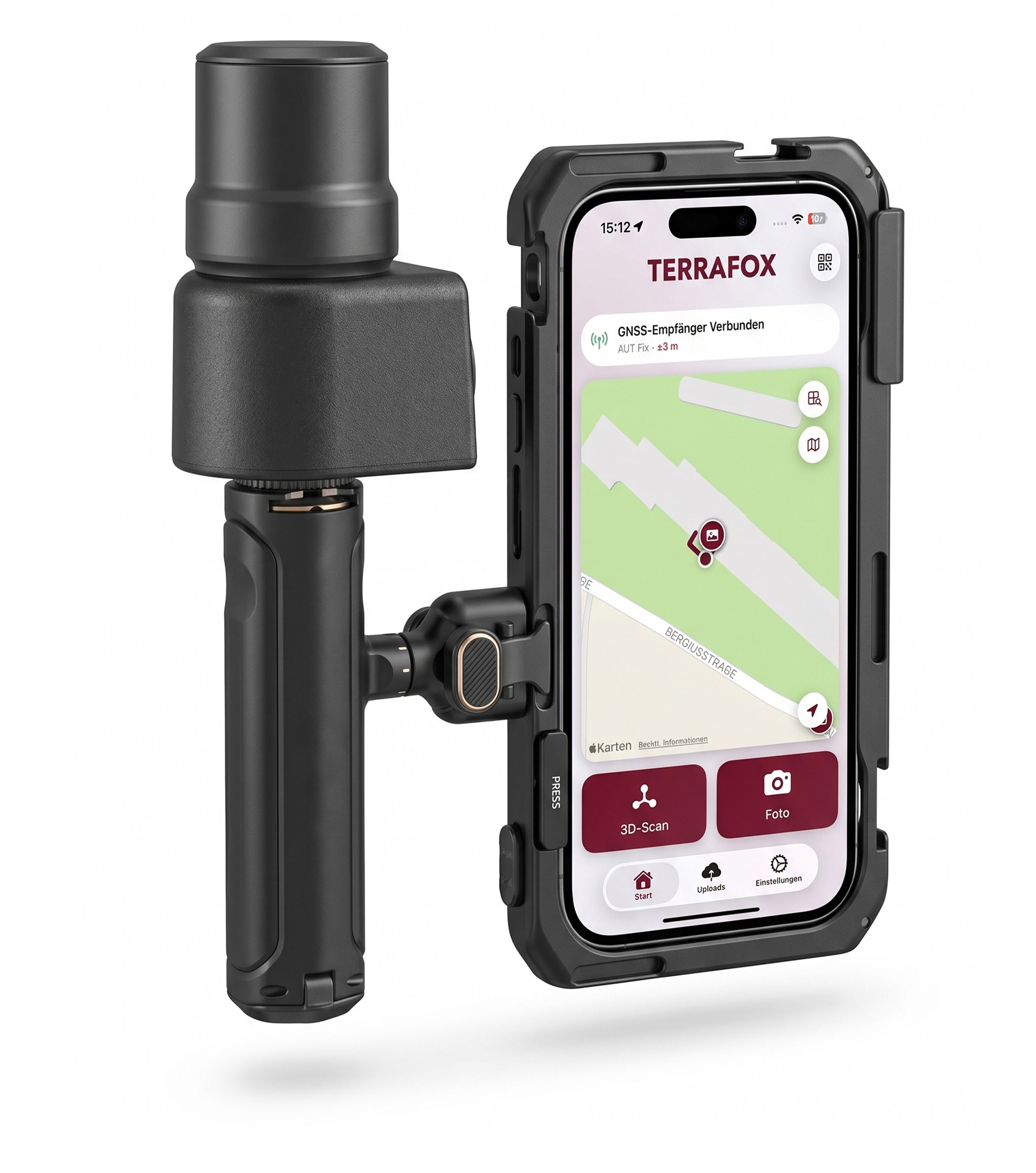 TERRAFOX Antenne – GNSS-Empfänger für die Baustelle